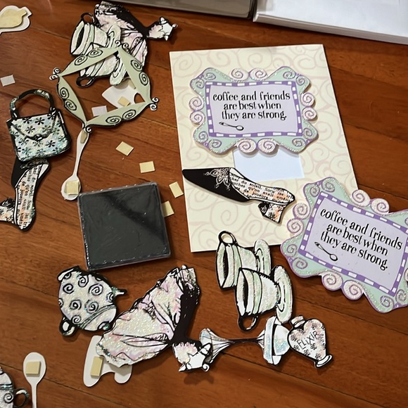 NWOT Card craft set w stamps - Picture 4 of 6